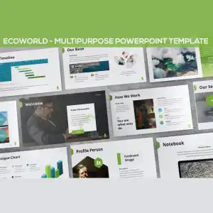 قالب پاورپوینت Ecoworld - Multipurpose