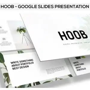 قالب پاورپوینت ساده و شیک Hoob - Google Slides